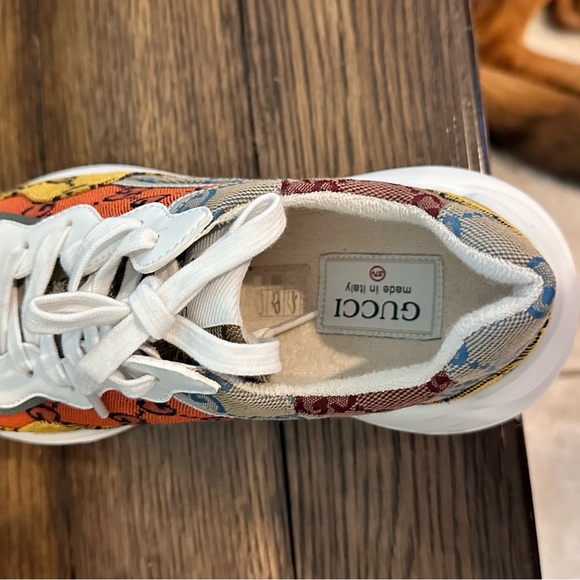 Gucci multicolored sneakers like new - Picture 6 of 12